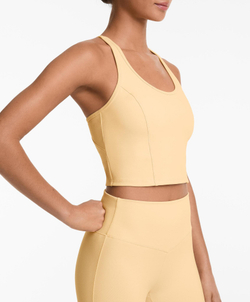 Oysho Топ-майка из полиамида, желтый