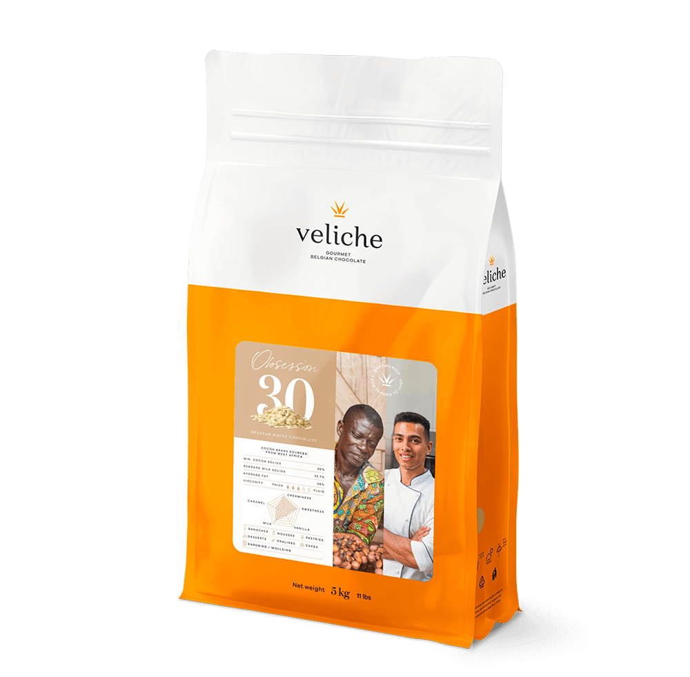 Шоколад Veliche 30% Белый, 10кг (Оригинальная упаковка)