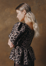 Leopard brown top