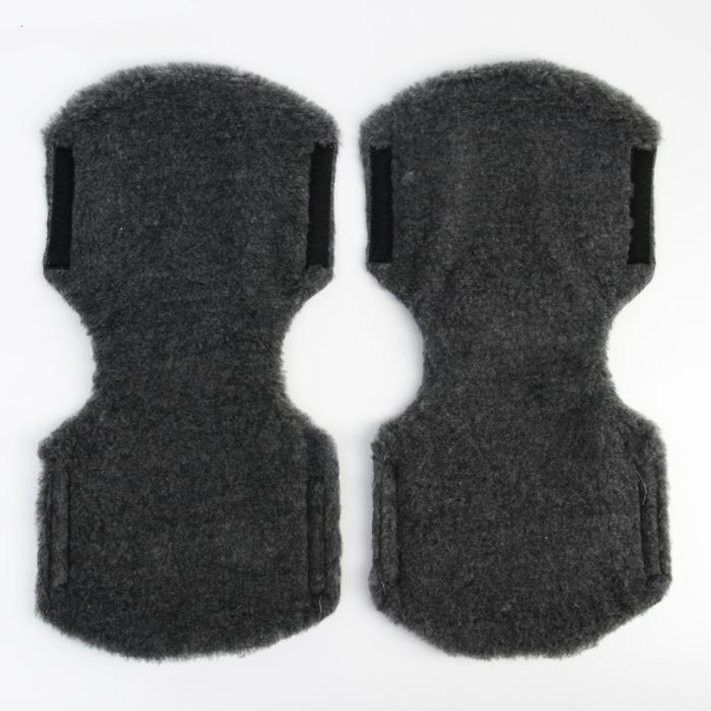 5477720 Варежки-муфты на ручку коляски, 2 шт., стеганные, цвет серый