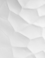 Кашпо TREEZ ERGO - серия Comb - Цилиндр - Белый камень