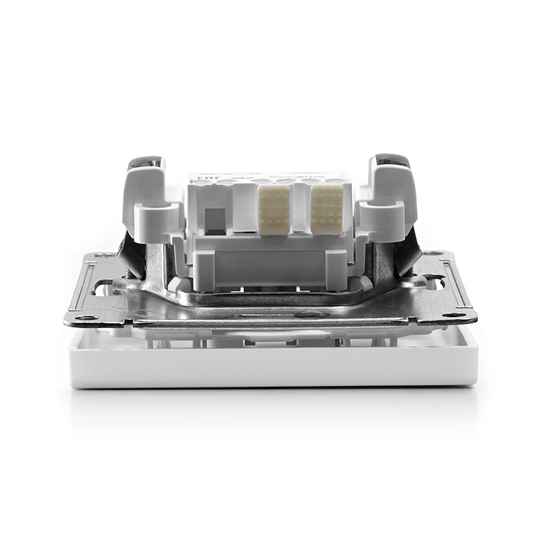 Выключатель кнопочный 1-кл. ArtGallery быстрозажим. клем. механизм лотос SE GAL001315S