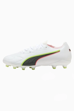 Бутсы Puma King 20 Match FG/AG Junior - белый