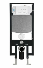 Унитаз с инсталляцией WeltWasser AMBERG 497 + TELBACH 004 GL-WT + AMBERG RD-BL
