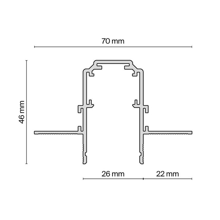 Шинопровод Maytoni Technical Busbar trunkings Exility TRX034-422.12B