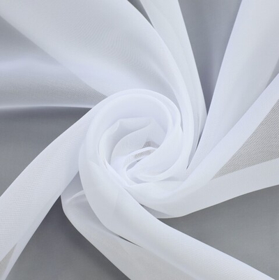 Вуаль капрон без утяжелителя, ш. 325 см, белый