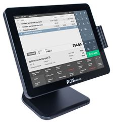 Сенсорный моноблок POScenter POS101 Pro (15", PCAP, N100, RAM 4Gb, SSD M2 128Gb, БЕЗ MSR) с Windows