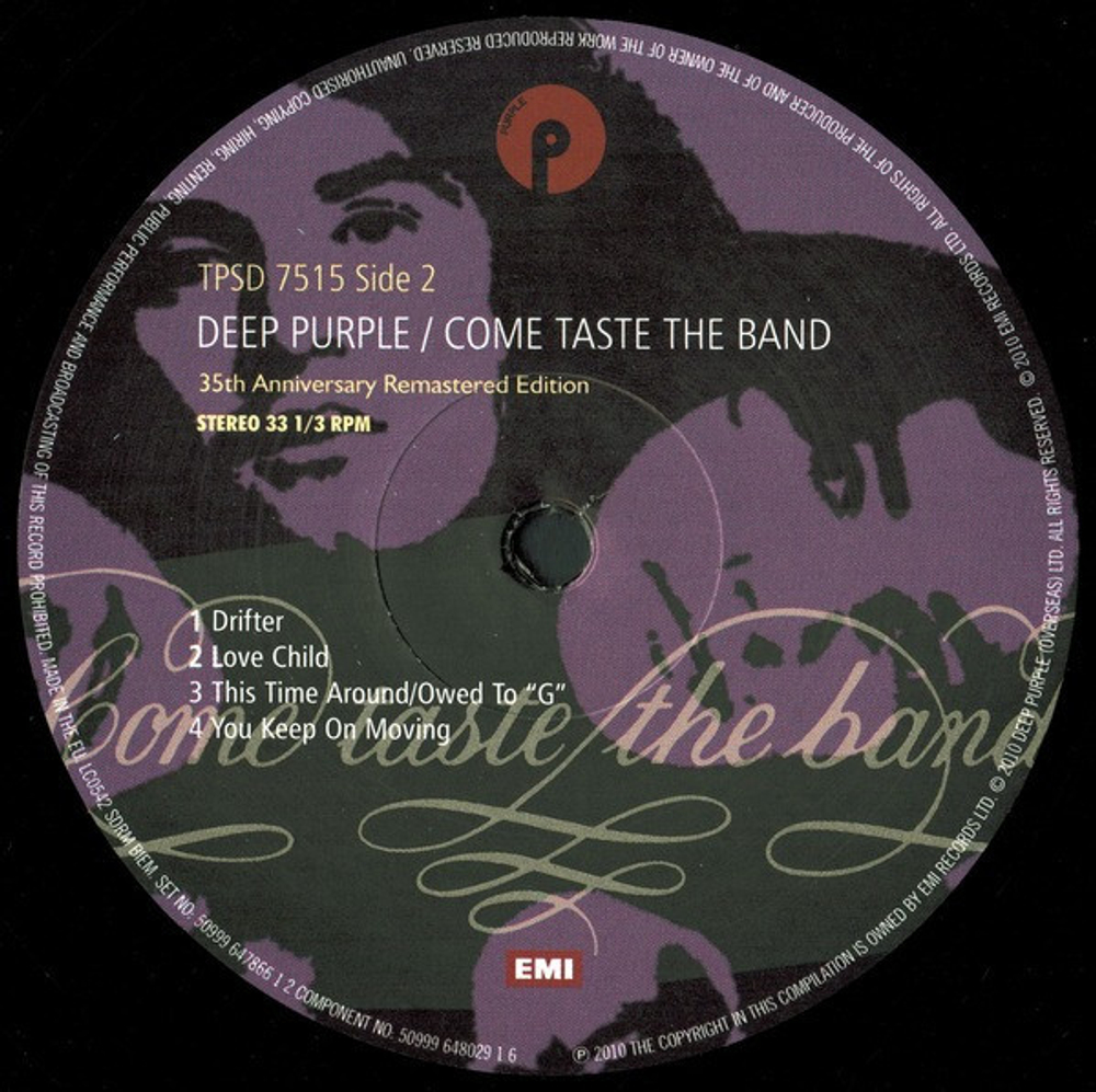 Deep Purple / Come Taste The Band (35th Anniversary)(2LP)