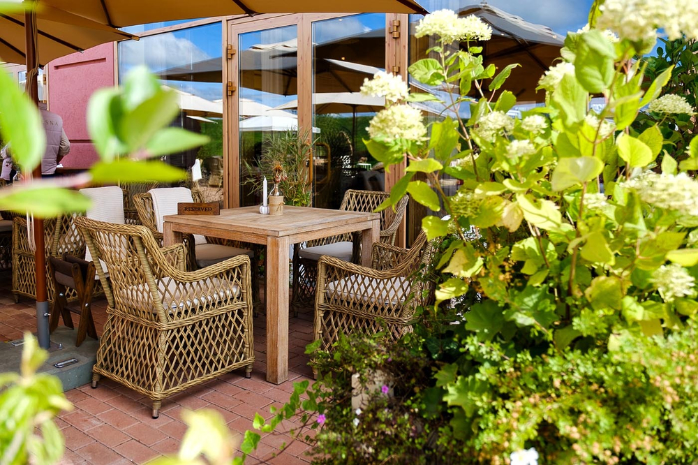 "Латте" плетеное кресло из искусственного ротанга, цвет соломенный