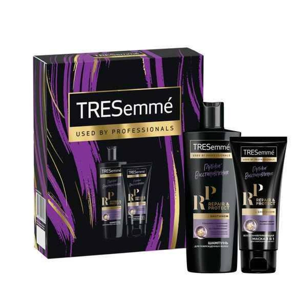 Набор подарочный Tresemme Шампунь Восстановление 230мл+Маска д/волос 200мл