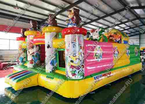 Надувной батут "Лесные друзья", 7*5*4 м