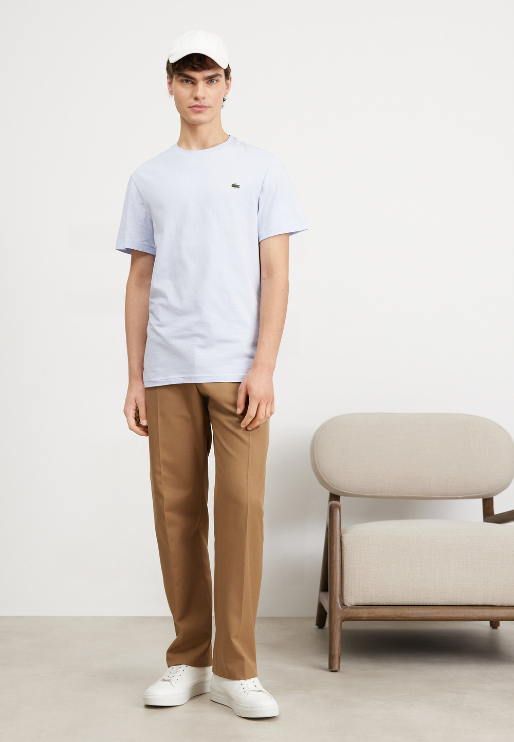 Lacoste Базовая футболка - Голубой (LA222D01Z-K34)