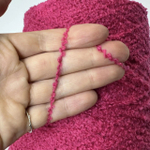 VELLO - Ri.Go; 87% меринос, 5% кашемир, 8 % п/а; Букле; 300м/100гр; col.218477, цвет: малиновый, фуксия