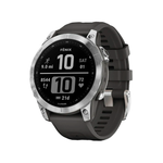 Умные часы Garmin Fenix 7, 47mm, Silver with Graphite Band (010-02540-01)