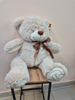 Мягкая игрушка медведь бежевый 70 см