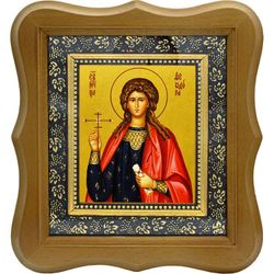 Феодора Коринфская мученица. Икона на холсте.