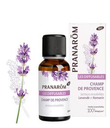 Смесь эфирных масел для ультразвукового диффузора Поля Прованса, Pranarom