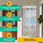 Сетка противомоскитная 120*210см R-400040