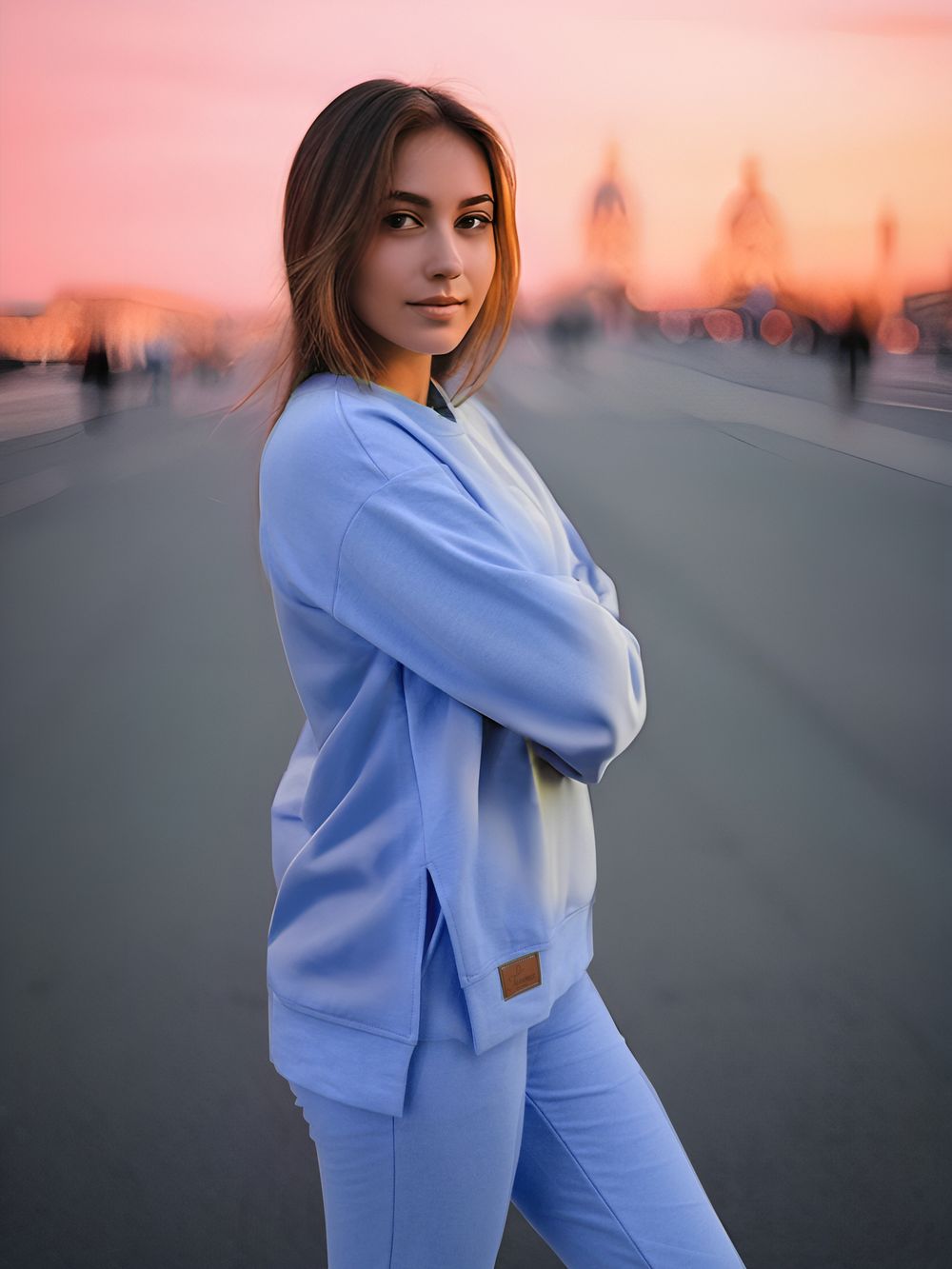 С-1435 / Костюм / брюки и свитшот