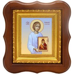 Тимофей Вороничский (Псковский) блаженный. Икона на холсте.