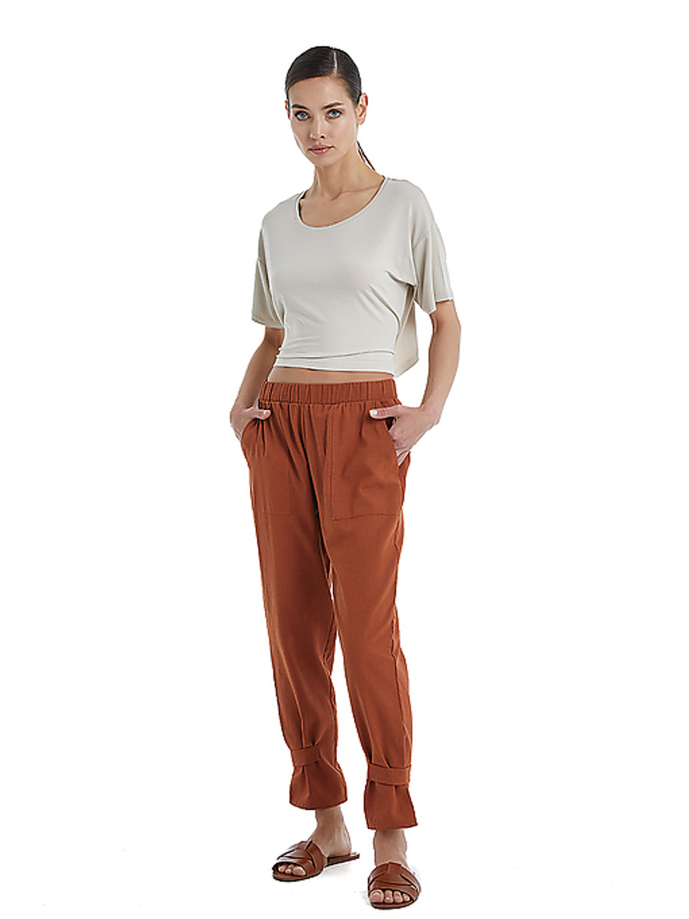 Брюки женские Bohemian Retro Natural Loungwear