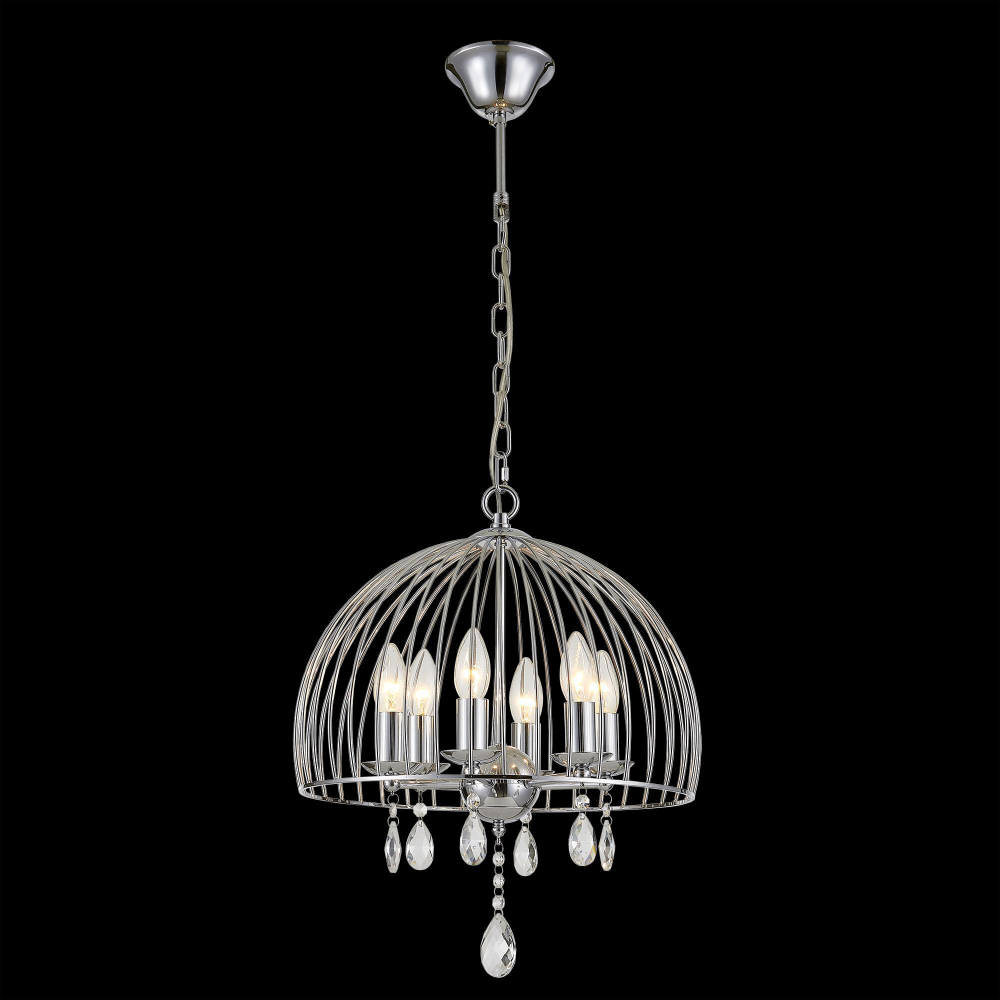 Citilux Джина CL462261 Люстра подвесная Хром