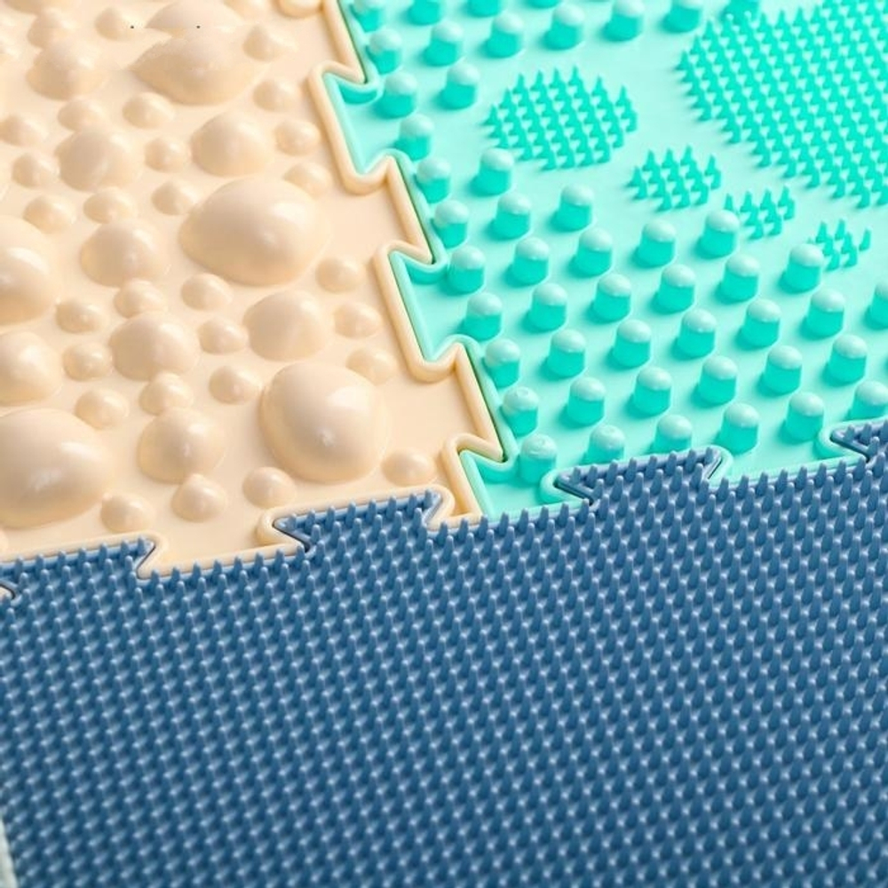 ОРТО-набор-2 Модульный коврик.Малыш пастель(Трава-2, Шипы-2, Камешки-2, Шишки-2)/82