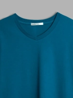 Футболка мужская летняя повседневная однотонная хлопок