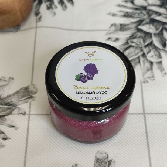 Медовый мусс Дикая черника, 30 гр
