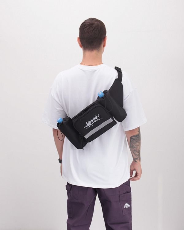 Сумка поясная Anteater Doublebag Черная - фото 2