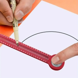 FNICEL Линейка/угольник 146мм х 28мм, Алюминий