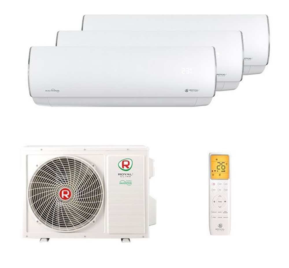 Мульти сплит-система на 3 комнаты ( 26+26+26 м2) Royal Clima Gamma Multi Perfetto
