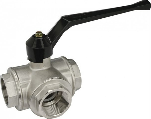 Кран Шаровой трёхходовой 3/4"