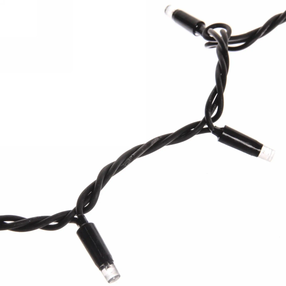 Гирлянда для улицы БАХРОМА «Мерцание» ш5м* в40/60см 180 ламп LED, черный провод, IP-65, Теплый белый (возможность соединения)