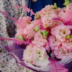 18. Нежный и романтичный букет из эустомы