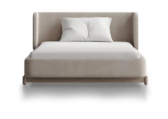 Кровать Basic спальное место 120*200 см (бежевый, антивандальная)
