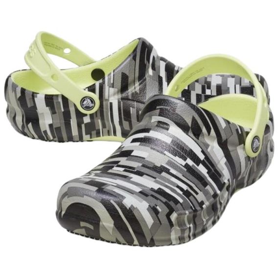 Crocs Bistro Graphic Clog 'Black Green'