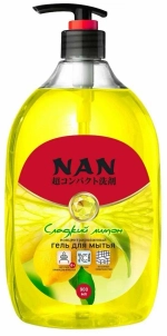 Концентрированный гель для мытья посуды NAN