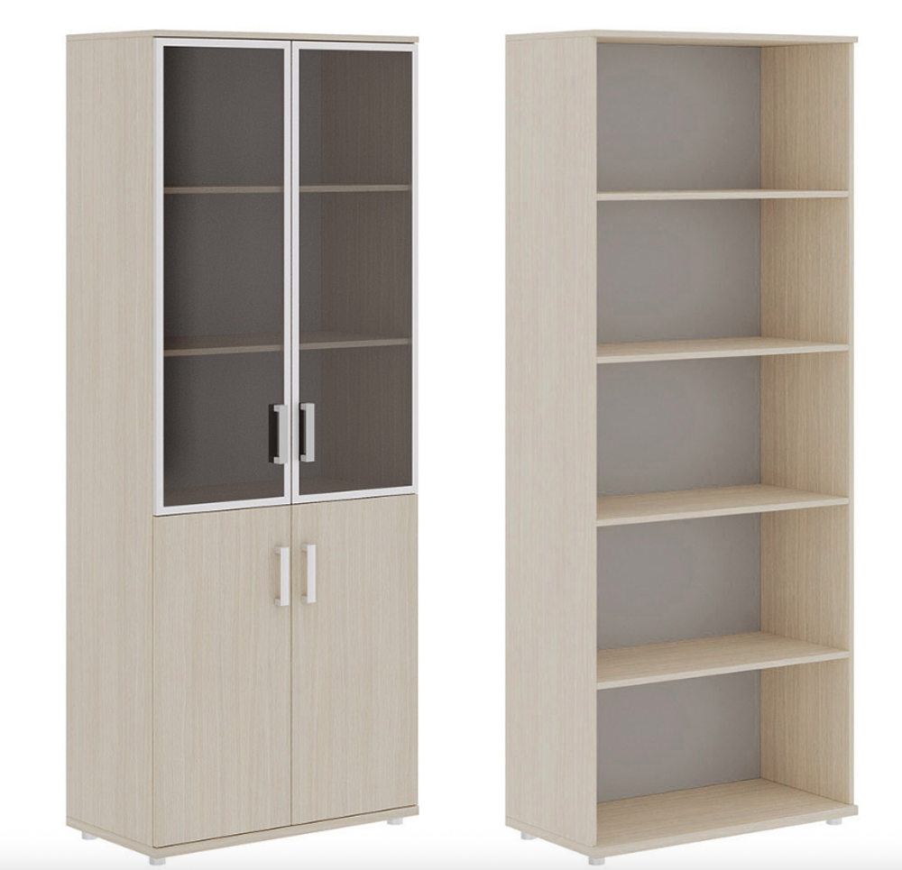 Шкаф для бумаг со стеклом BONN