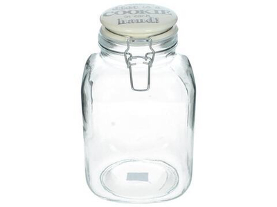 Сосуд для хранения "Лучшая диета, это печенье в каждой руке" 14,5х14,5х24см