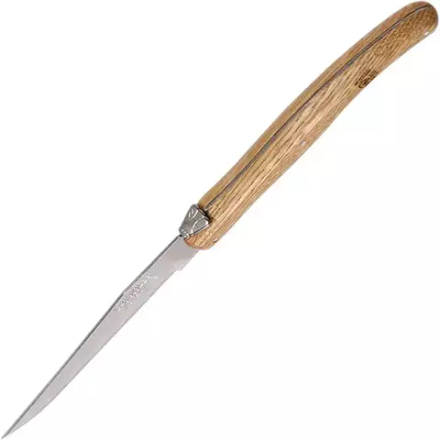 Нож для стейка сталь нерж.,дуб ,L=230/110,B=17мм