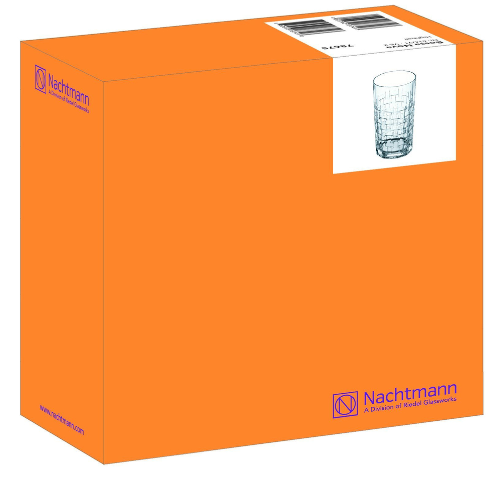 Набор стаканов 4шт 345мл Nachtmann Bossa Nova Longdrink Германия упаковка