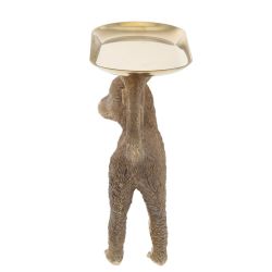 GAEM Фигурка декоративная "Обезьяна" с подносом, L17 W8 H18 см