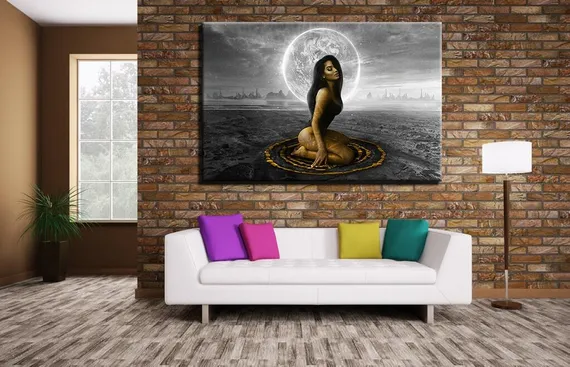 Постер "Девушка в дюнах"