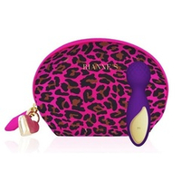 Фиолетовый вибратор 12см Rianne S Lovely Leopard