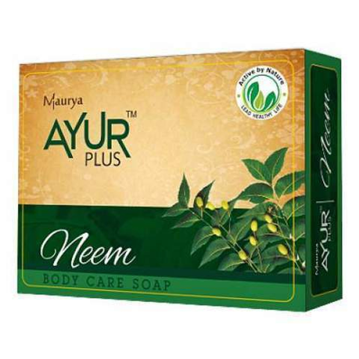 Мыло Ayur Plus Maurya Аюрведическое Аюр Плюс Ним, для глубокого очищения кожи 75г.