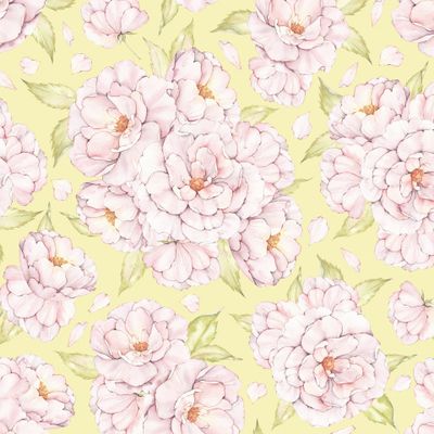 Wild Roses on yellow - Розы на желтом