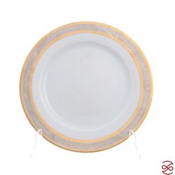 Столовый сервиз на 6 персон Thun Опал широкий кант платина золото 28 предметов