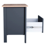 Тумба САГА, 51,2*41,4*62,2 см, серый/ясень