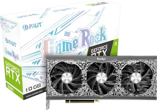 Видеокарта Palit GeForce RTX 3080 GameRock
